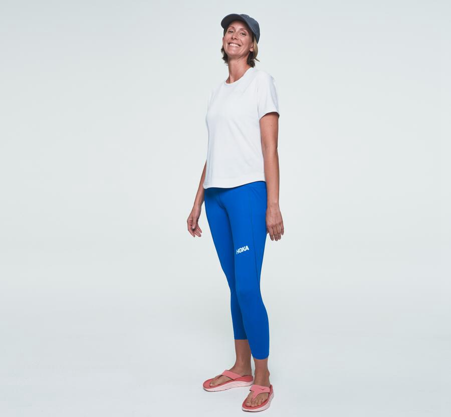 Hoka One One Tシャツ レディース 白 - ライフスタイル - CY9530412